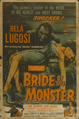 Bride of the Monster movie poster (1955) poster