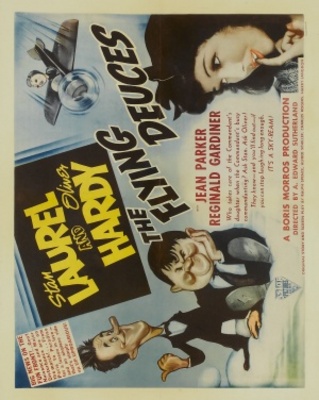 The Flying Deuces movie poster (1939) wooden framed poster