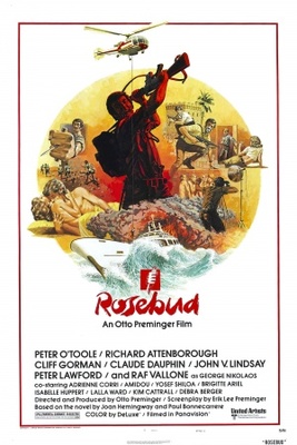 Rosebud movie poster (1975) wooden framed poster