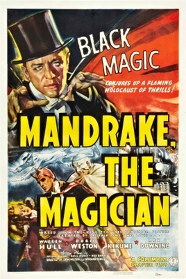 Mandrake the Magician movie poster (1939) wood print