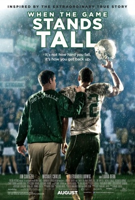When the Game Stands Tall movie poster (2014) wooden framed poster