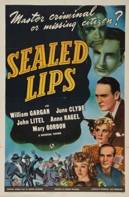 Sealed Lips movie poster (1942) Longsleeve T-shirt
