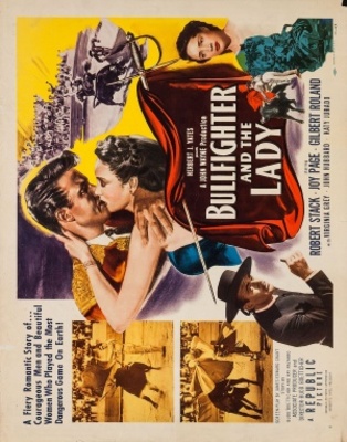 Bullfighter and the Lady movie poster (1951) poster with hanger