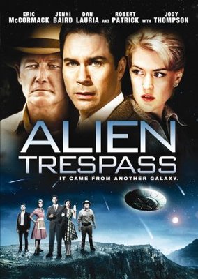 Alien Trespass movie poster (2009) wooden framed poster