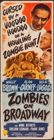 Zombies on Broadway movie poster (1945) Longsleeve T-shirt #1220432