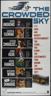 The Crowded Sky movie poster (1960) wooden framed poster