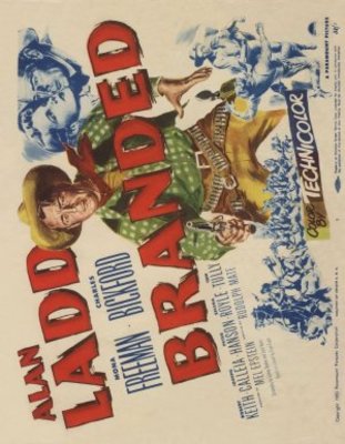 Branded movie poster (1950) metal framed poster