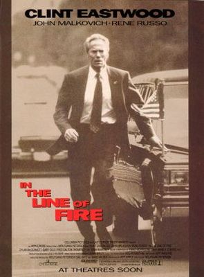 In The Line Of Fire movie poster (1993) tote bag