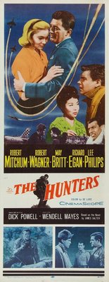 The Hunters movie poster (1958) mug
