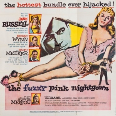 The Fuzzy Pink Nightgown movie poster (1957) wooden framed poster