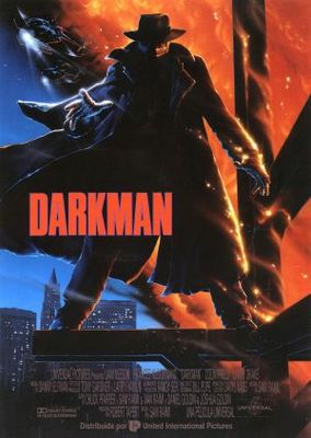 Darkman movie poster (1990) poster with hanger