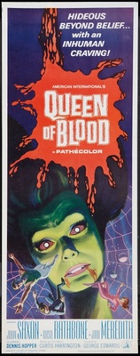 Queen of Blood movie poster (1966) wooden framed poster