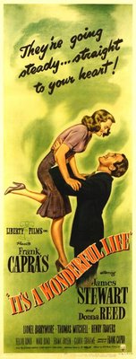 It's a Wonderful Life movie poster (1946) wood print
