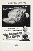 The Company She Keeps movie poster (1951) t-shirt #1221283