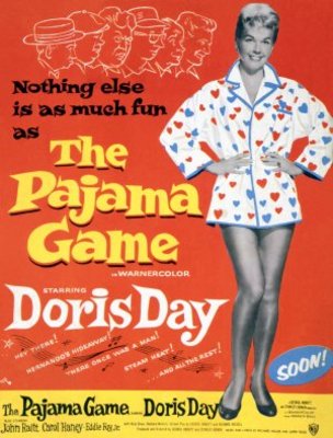 The Pajama Game movie poster (1957) Mouse Pad MOV_c7a80e29