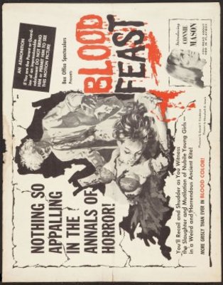 Blood Feast movie poster (1963) wood print