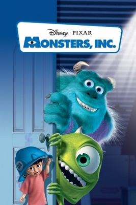 Monsters Inc movie poster (2001) wooden framed poster