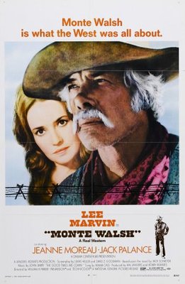 Monte Walsh movie poster (1970) metal framed poster