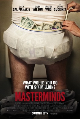 Masterminds movie poster (2015) metal framed poster