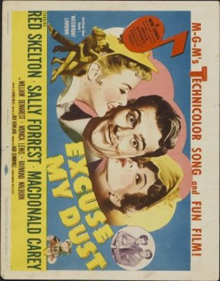Excuse My Dust movie poster (1951) pillow