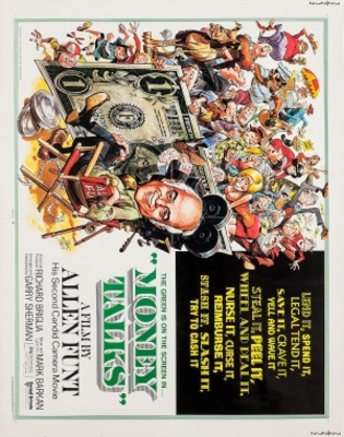 Money Talks movie poster (1972) metal framed poster