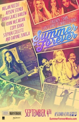 Summer Forever movie poster (2015) Stickers MOV_c8124edd