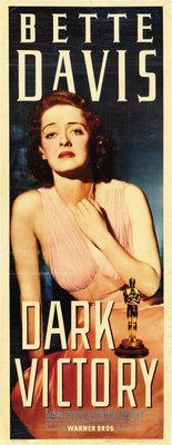 Dark Victory movie poster (1939) poster with hanger