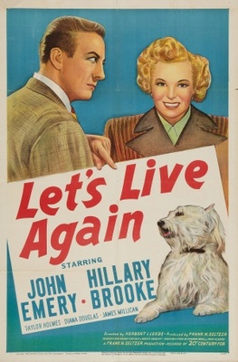 Let's Live Again movie poster (1948) metal framed poster