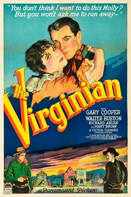 The Virginian movie poster (1929) metal framed poster