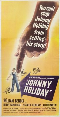 Johnny Holiday movie poster (1949) canvas poster