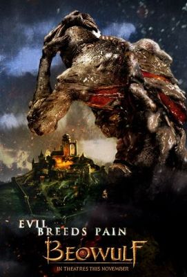 Beowulf movie poster (2007) metal framed poster