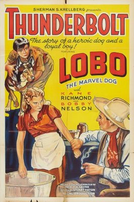Thunderbolt movie poster (1935) wood print