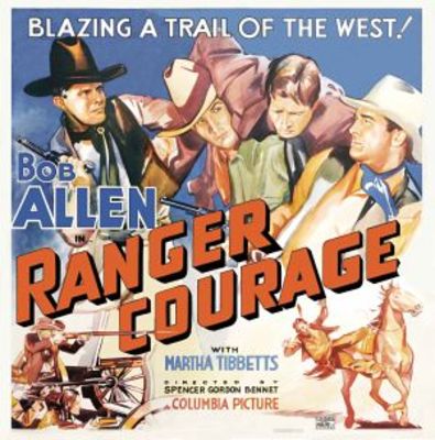 Ranger Courage movie poster (1937) metal framed poster