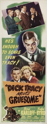 Dick Tracy Meets Gruesome movie poster (1947) t-shirt