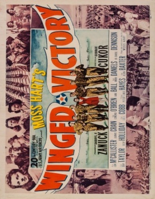 Winged Victory movie poster (1944) wood print