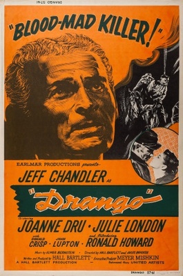 Drango movie poster (1957) wood print