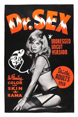 Dr. Sex movie poster (1964) wood print