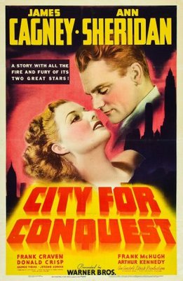 City for Conquest movie poster (1940) wooden framed poster