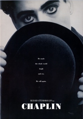 Chaplin movie poster (1992) wooden framed poster