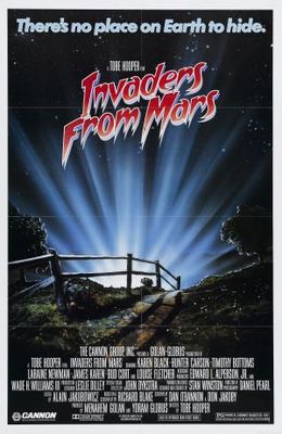 Invaders from Mars movie poster (1986) metal framed poster