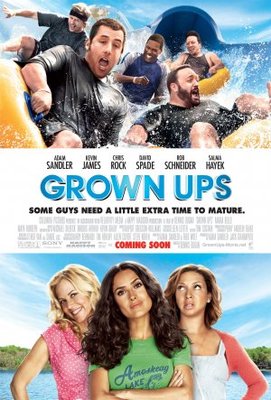 Grown Ups movie poster (2010) wood print