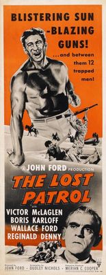 The Lost Patrol movie poster (1934) wood print