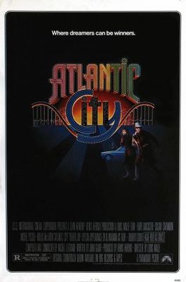 Atlantic City movie poster (1980) metal framed poster