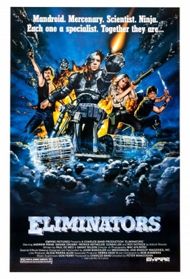 Eliminators movie poster (1986) metal framed poster