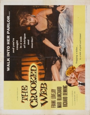 The Crooked Web movie poster (1955) mouse pad