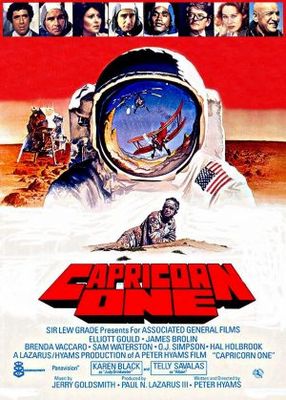 Capricorn One movie poster (1978) poster with hanger