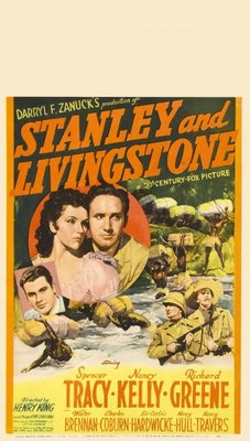 Stanley and Livingstone movie poster (1939) metal framed poster