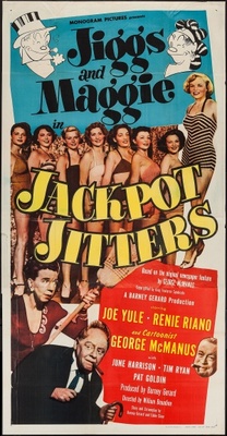 Jiggs and Maggie in Jackpot Jitters movie poster (1949) wood print