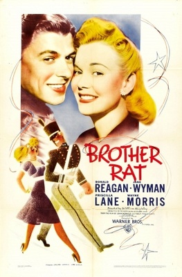 Brother Rat movie poster (1938) wooden framed poster