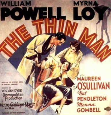 The Thin Man movie poster (1934) metal framed poster